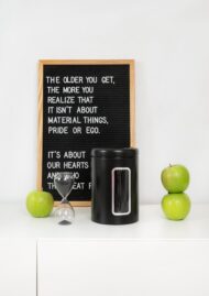 WESCO® Voorraadpotje Classic Line, zwart - Afbeelding 3